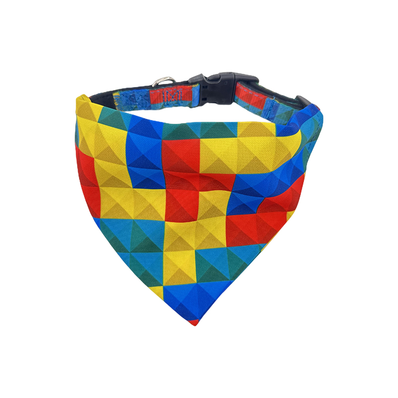 Buffalo Plaid Hundebandanas Halsbånd Dyretilbehør for små mellomstore hunder Katter